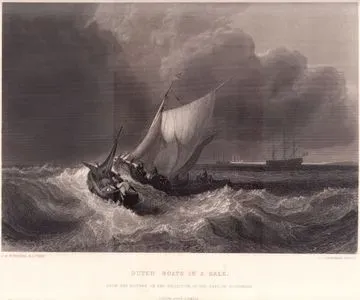Dutch Boats in A Gale