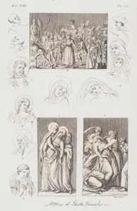 Pitture di Giotto, Cimabue, Eur. Vol VIII. Tav.110. (Paintings by Cimabue and Giotto di Bondone)