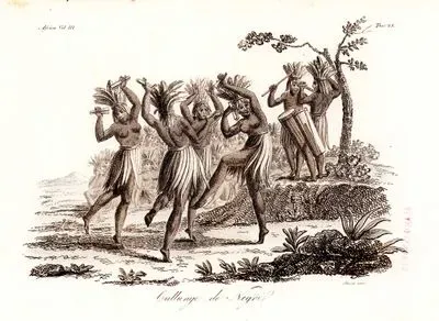 Cullunge De Negri, Africa Vol.III. Tav.28. (Dance Of Africans)