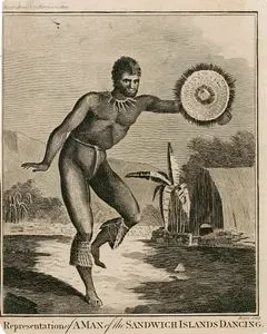 Representation Of Aman Of The Sandwich Islands Dancing