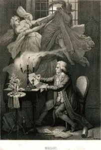 Mozart Composes Act 1 of the Opera Don Giovanni