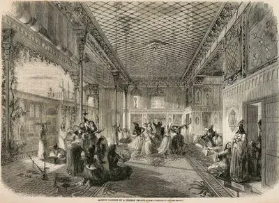 Almehs Dancing in A Persian Palace