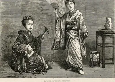 Japanese Dancing Girl Practising