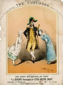 The Continong (Nightly Encored), Sung By Miss Farren, Miss Vaughan & Mr.Terry In H.J.Byron's Burlesque Of Little Doctor Faust, Words By Henry J. Byron Music By W.M.Lutz