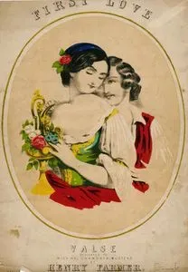 First Love, Valse Dedicated To Miss Hal Chaworth Musters Composed By Henry Farmer