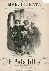 Mandolinata (English Words), Sung By Signor Gardoni By E.Paladilhe