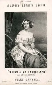 Jenny Lind's Song, Farewell My Fatherland By Felix Cantier
