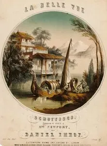 La Belle Vue, Schottisch, Compose Et Dedie A, Mrs. Newport By Daniel Imhof