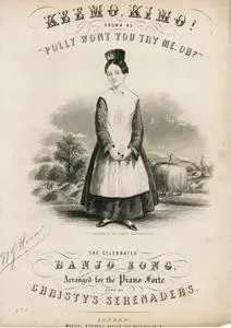 Keemo, Kimo Known As Polly Wo'nt You Try Me. Oh? The Celebrated Banjo Song, Arranged For The Piano Forte. Sung By Chiristy's Serenaders-Mrs Florence In The Yankee Housekeeper