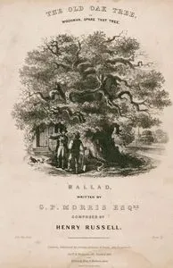 The Old Oak Tree Or Woodman, Spare That Tree, Ballad Written By G.P. Morris Esq, Composed By Henry Russell