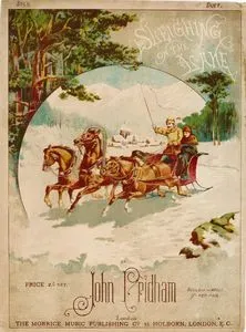 Sleighing On The Lake By John Pridham