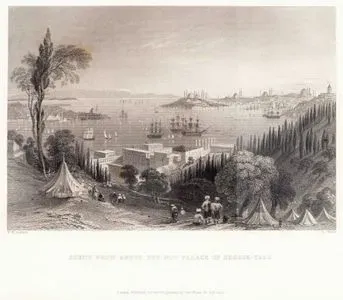 Scene From Above The New Palace Of Beshik-Tash
