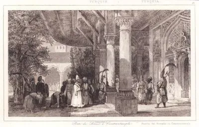 Porte du Serail a Constantinople