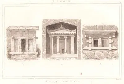 Tombeaux Lyciens Tailles Dans Le Roc (Lycian rock-cut tombs)