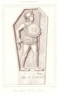 Bas-relief a Konieh, Gurrier (A Lycaonian Soldier, Copy of a Gravestone at Konya)