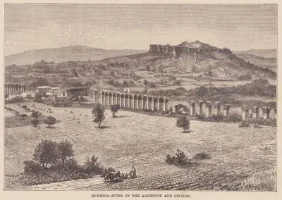 Ephesus, Ruins of the Aqueduct and Citadel