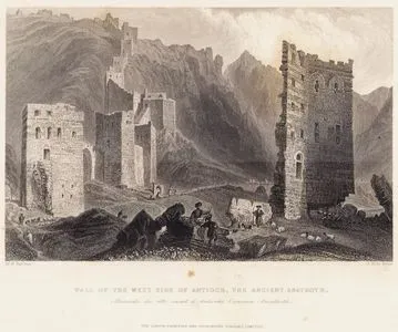 Wall Of The West Side Of Antioch, The Ancient Anathoth-Muraille Du Cote Ouest D'Antioche, L'Ancien Anathoth