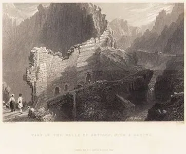 Part Of The Walls Of Antioch, Over A Ravine