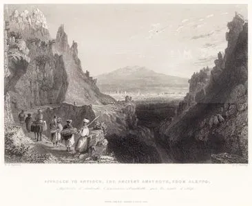Approach To Antioch, The Ancient Anathoth, From Aleppo-Approche D'Antioche, L'Ancienne Anathothe, Sur La Route D'Alep