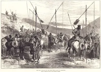 The War: Cossacks on the Road from Galatz to Bairdooki