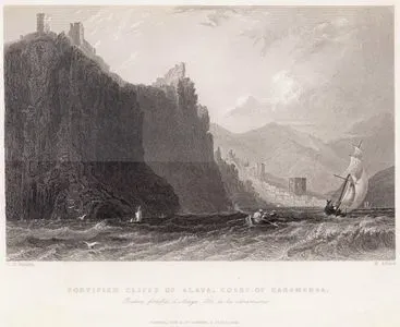 Fortified Cliffs Of Alaya, Coast Of Caramania-Rochers Fortifies D'Alaya, Cote De La Caramanie