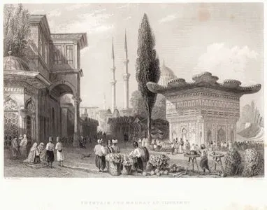 Fountain And Market At Tophane
