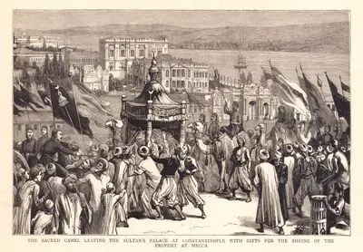 The Sacred Camel Leaving the Sultan's Palace at Constantinople With Gifts for the Shrine of the Prophet at Mecca