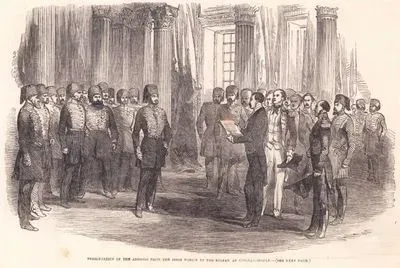 Presentation of the Address From the Irish Nation to the Sultan at Constantinople