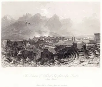 The Ruins Of Hierapolis From The Theater, Asia Minor