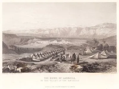 The Ruins Of Laodicea In The Valley Of The Meander