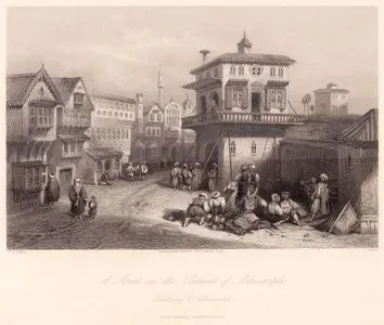A Street In The Suburbs Of Adrianople-Faubourg D'Adrianople
