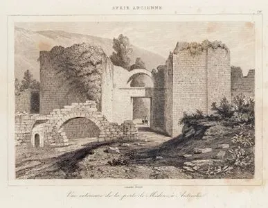 Vue Exterieure De La Porte De Medine, A Antioche (Exterior View Of The Medina Gate, In Antioch)