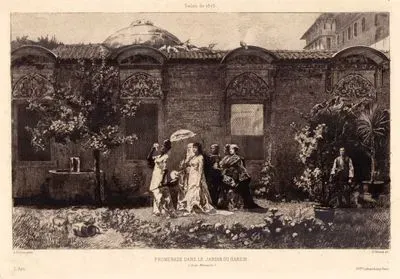 Promenade Dans Le Jardin Du Harem (Asie Mineure) (Walk In The Harem Garden)