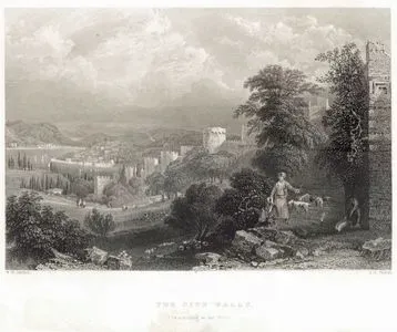 The City Walls Descending to Port