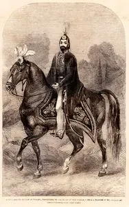 Abdul Medjid Sultan Of Turkey Proceeding To The Feast Of The Bairam