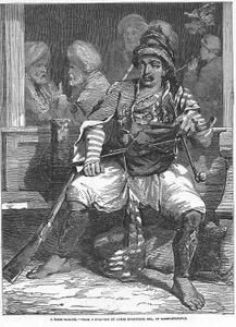 A Bashi Bozouk At Constantinople