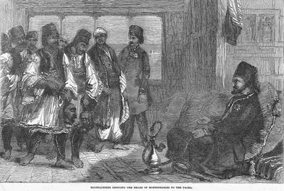 Mountaineers Bringing The Heads Of Montenegrins To The Pacha