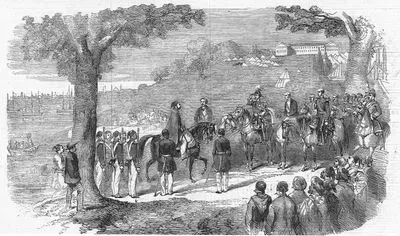 Visit Of The Sultan To The English Camp At Scutari