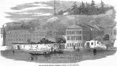 The Submarine Electric Telegraph Station, On The Bosphorus