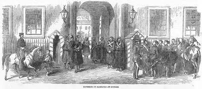 The English Troops At Scutari, Exterior Of Barracks At Scutari