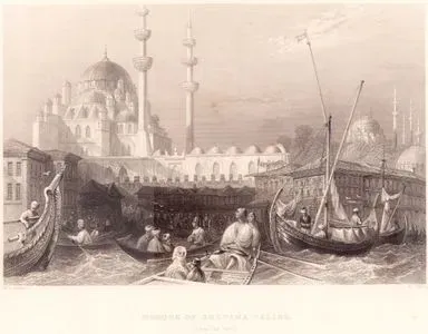 Mosque Of Sultana Valide (From The Pera)