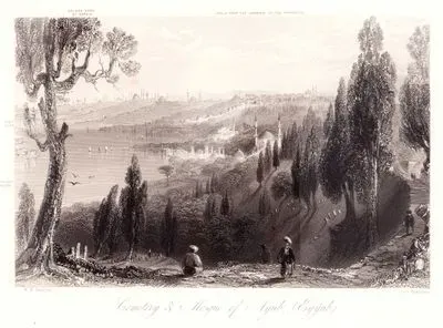 Cemetery & Mosque Of Ayub (Eyyub)-Shallow Water-Deep Water-Golden Horn-St.Sophia-Walls From The Harbour To The Propontis