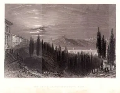 The Petit Champ Des Morts, Pera-Le Petit Champ Des Morts, Vu Dessus De Pera-Der Kleina Todtenacker Oberhalb Pera