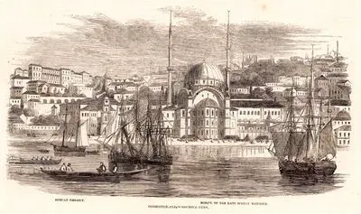 Constantinople, Bouyoukdere-Russian Embassy-Mosque Of The Late Sultan Mahmoud