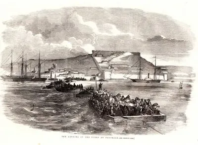 The Landing Of The Turks At Yenikale