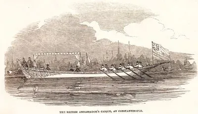 The British Ambassador Caique At Constaninople