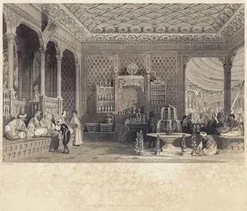 Interior Of A Turkish Caffinel, Constantinople