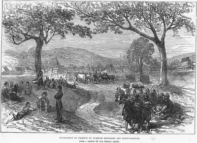 The War İn The Herzegovina-Occupation Of Preidor By Turkish Regulars And Bashi Bazouks