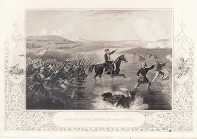 Passage Of The İngour By Omer Pasha