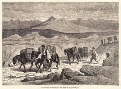 Turkish Muleteers In The Herzegovina
